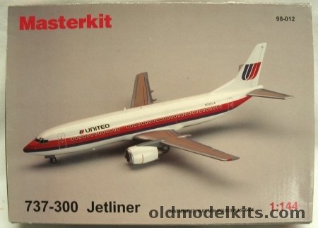 Masterkit 1/144 Boeing 737-300 United Airlines, 98-012 plastic model kit